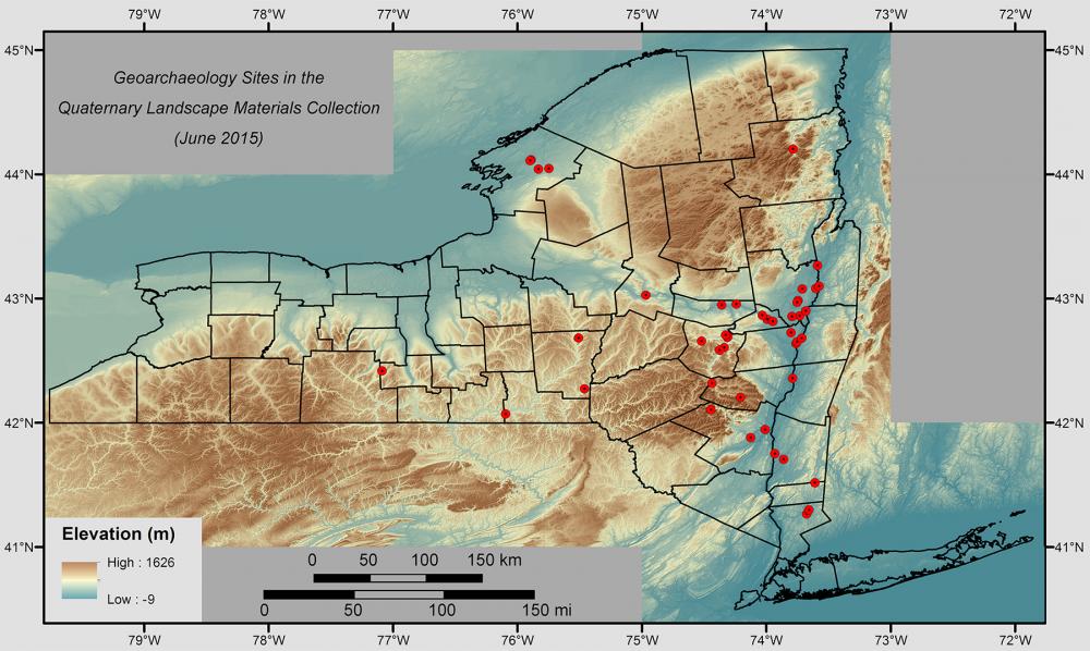 Drilling in the Schoharie Creek floodplain, east-central New York. Coring can be an efficient and cost-effective way to study the complex 3D nature of floodplain deposits.