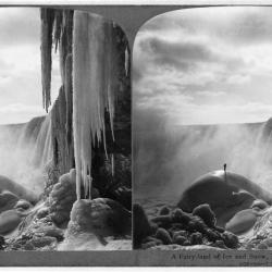 black and white waterfall 