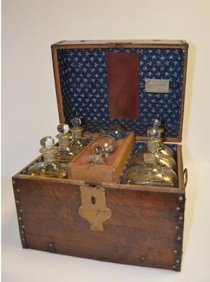 New Acquisition: Liquor Chest Used by NYS Soldiers in American Revolution and War of 1812