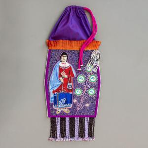 New Acquisition: Silk Beaded Bag by Kenneth Williams Jr. (Cattaraugus Seneca and Arapaho)