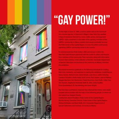 Pride Center of Capital Region Panel Exhibition