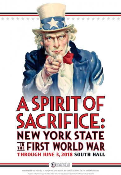A Spirit of Sacrifice: New York State in the First World War logo