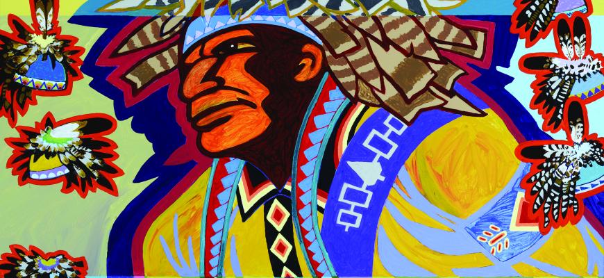 Detail of artwork from Represent